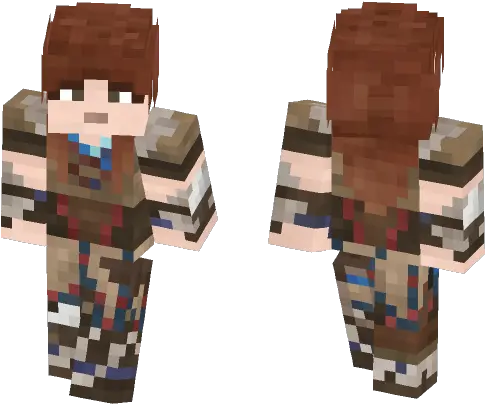 Download Aloy Horizon Zero Dawn Minecraft Skin For Free Minecraft Png Horizon Zero Dawn Logo Png