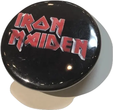 Iron Maiden Logo Button Circle Png Iron Maiden Logo Png