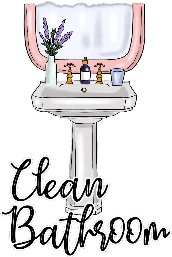 Cleaning Collection 2019 Planner Icons Dek Designs Plumbing Png Clean Bathroom Icon