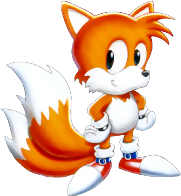 Hd Png Download Classic Tails Miles Power And Knuckles Png