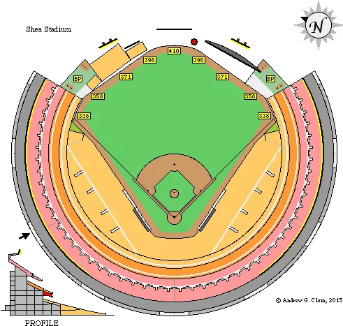 Clemu0027s Baseball Shea Stadium Shea Stadium Dimensions Png Yankees Icon Parking