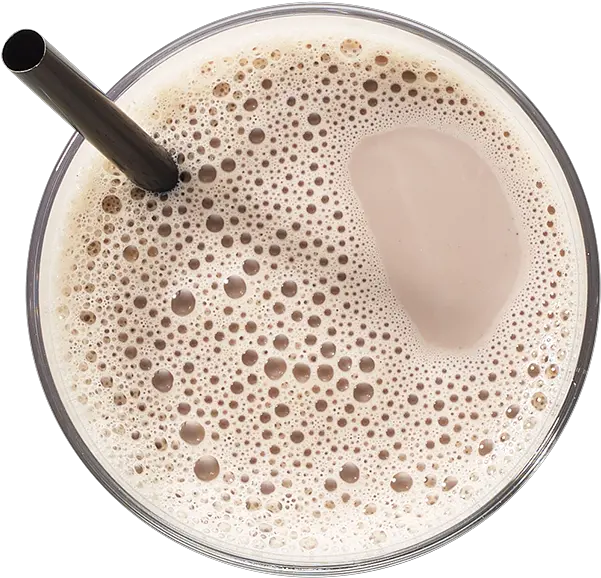 Hot Ginger U0026 Chocolate Milk Arla Milk Shake Top View Png Milk Glass Png