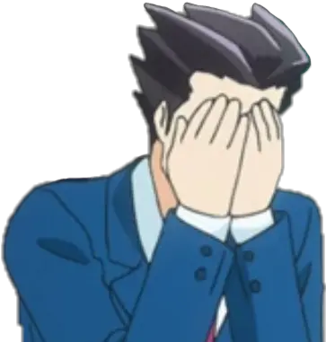 Aceattorney Phoenixwright Sticker By Heaven Leigh Phoenix Wright Cute Anime Png Phoenix Wright Transparent