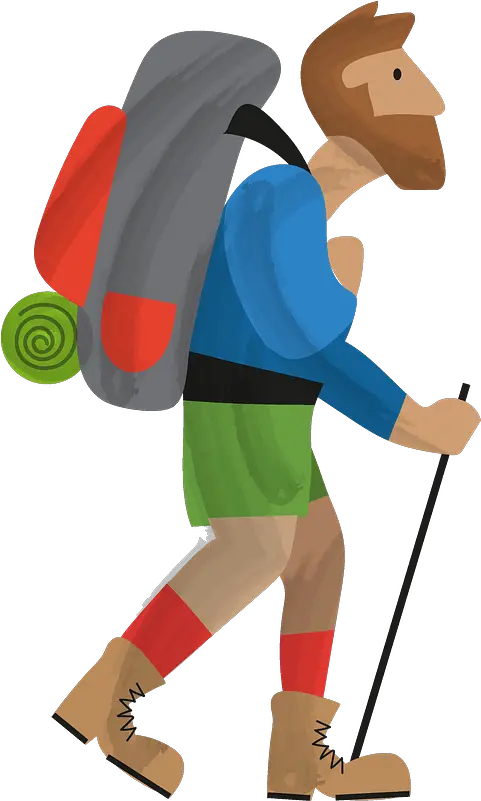 Hiker Clipart Free Download Transparent Png Creazilla Cartoon Hiker Png