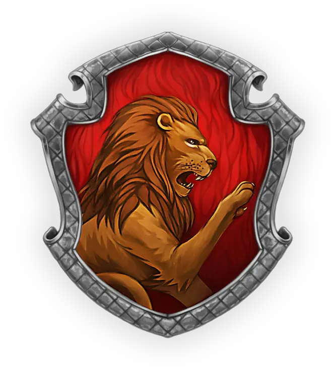 Paralax Hogwarts House Badges Gryffindor Crest Transparent Png Gryffindor Logo Png
