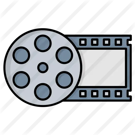 Film Reel Dot Png Movie Reel Flat Icon
