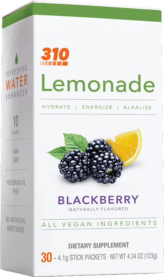 Lemonade Blackberry By 310 Nutrition 30 Individual Servings Lemonade Png Weather Icon For Blackberry