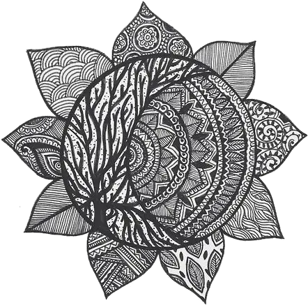 Download Mandala Tattoos Transparent Hq Mandala Tattoo Drawing Png Transparent Tattoos