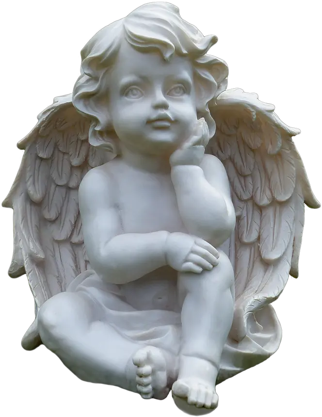 Transparent Png Cherub Statue Png Angel Statue Png