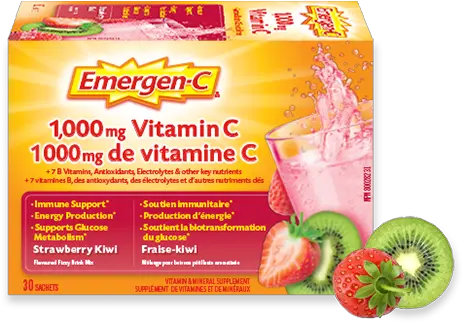 Emergen C Strawberry Kiwi Emergenc Canada Emergen C Sachet Strawberry Kiwi Png Kiwi Transparent