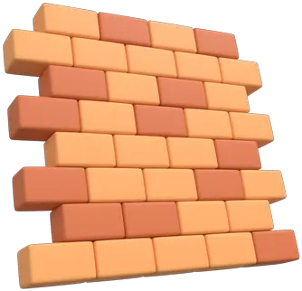 Premium Brick Wall 3d Illustration Download In Png Obj Or Horizontal Brick Wall Icon Png