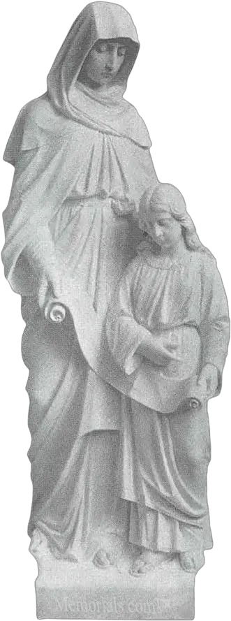 St Classical Sculpture Png Saint Anne Icon