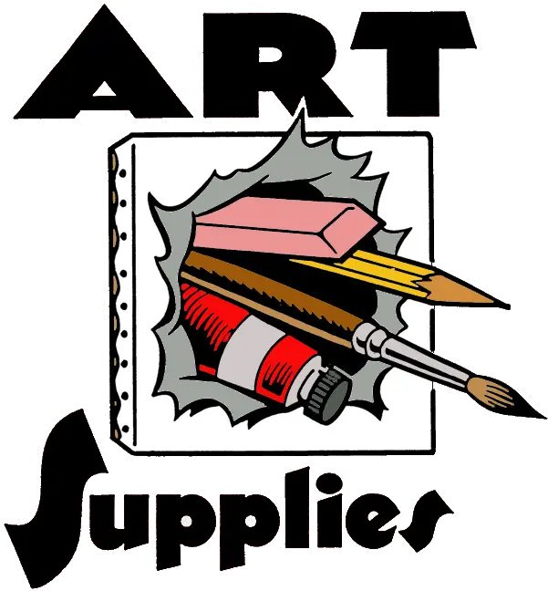 A Selection Of Art Supplies Available Locally Art Supplies Png Art Supplies Png