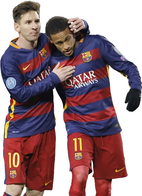 Download Hd Lionel Messi Neymar Neymar With Messi Hd Png Messi Transparent