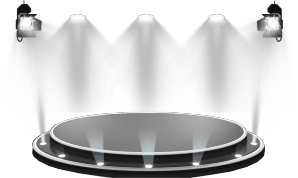 Neon Lighting Stage Free Download Image Round Stage Neon Png Stage Png