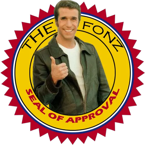 Download Hd Approve Stamp Png Seal Of Fonz Approved Stamp Png