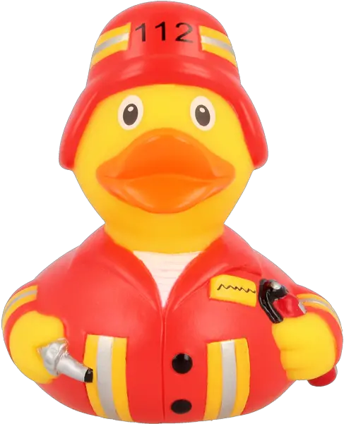 Firefighter Duck Red Design By Lilalu Duck Firefighter Png Rubber Duck Png