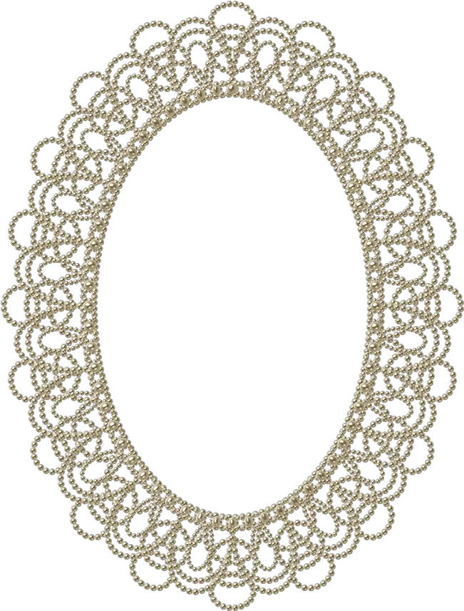 Download Pearls In Lace Frames Circle Hd Png Download Circle Lace Circle Png