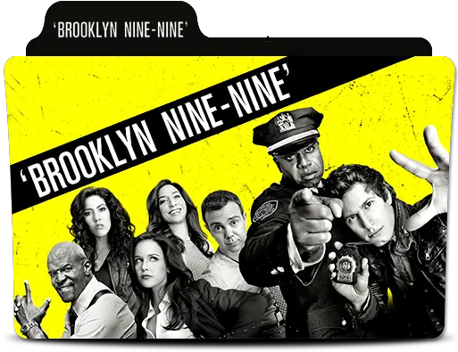 Brooklyn Nine 99 Comedy Sitcom Tv Show Brooklyn 99 Icon Folder Png Tv Series Folder Icon