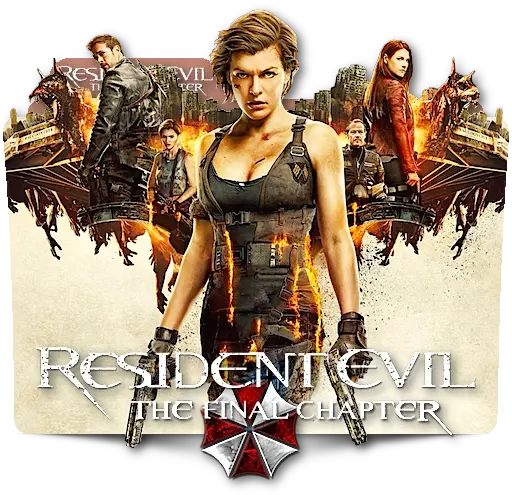 Movies Resident Evil 6 Poster Movie Png Movie Genre Folder Icon