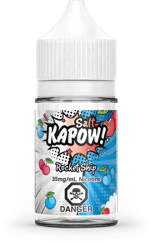 Kapow Salts Rocket Ship 30ml Kapow Vape Juice Png Rocket Ship Transparent