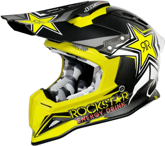 Download Energy Drink Dirt Bike Helmet Full Size Png Just1 J12 Rockstar Bike Helmet Png