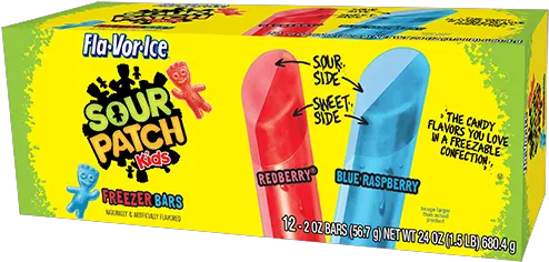 Jel Sert Sour Patch Kids Freezer Bars Png Sour Patch Kids Png