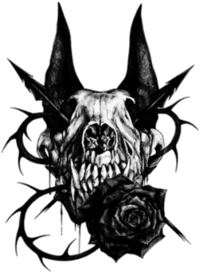 Wolf Skull Tattoo Art Design Wolf Skull Tattoo Png Wolf Skull Png