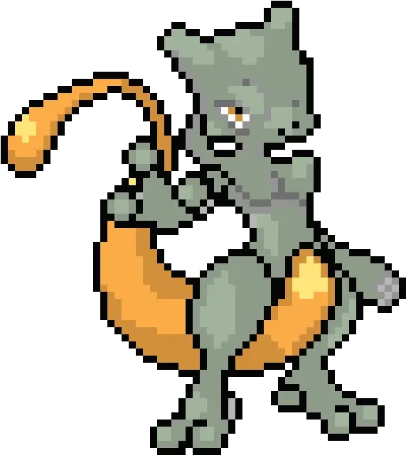 Dark Shiny Mewtwo Mewtwo Minecraft Pixel Art Grid Png Mewtwo Png