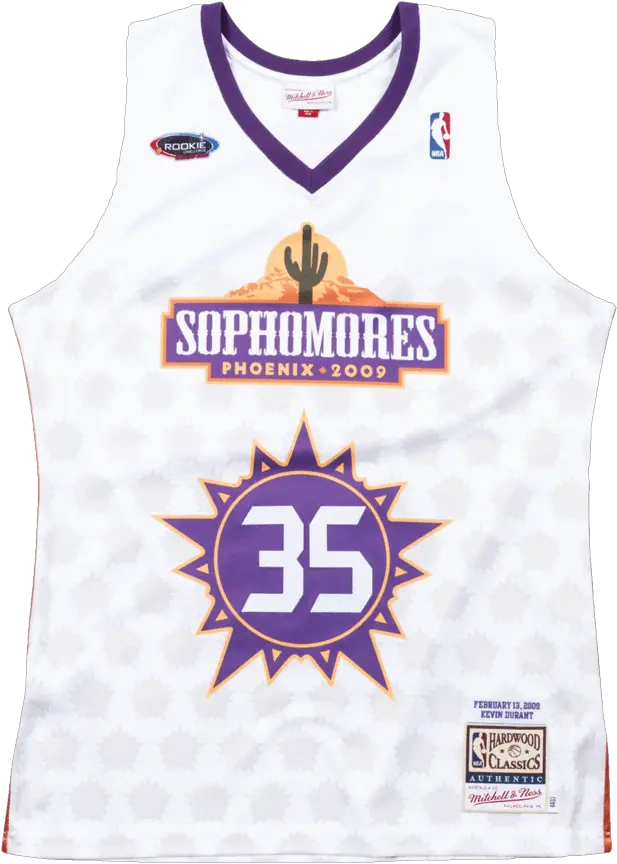 Mitchell U0026 Ness Kevin Durant Authentic Sophmore Jersey 09 Png Durant Png