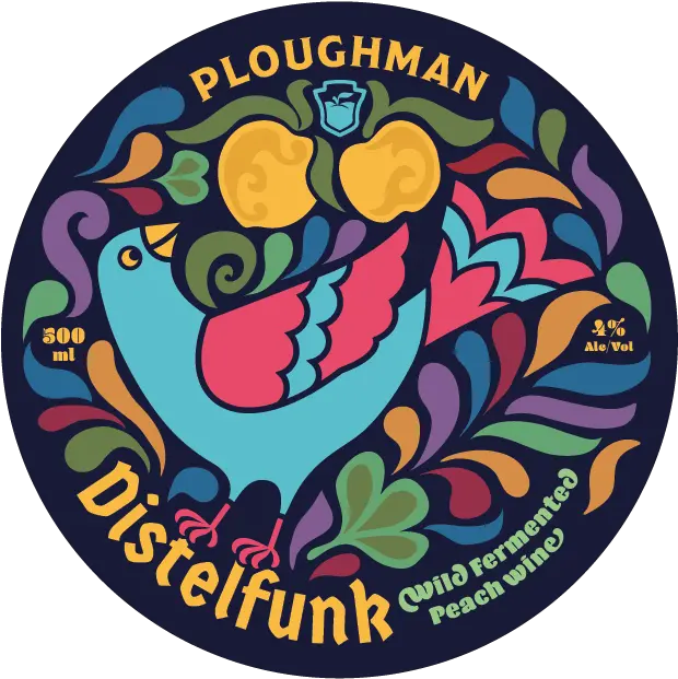 Distelfunk U2014 Ploughman Cider Circle Png Peaches Png