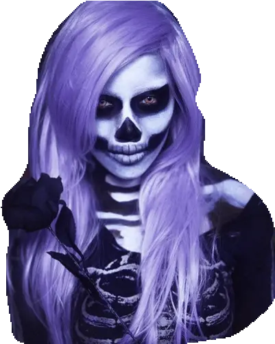 Top Horrors Stickers For Android Ios Wig For A Skeleton Costume Png Horror Transparent