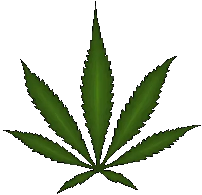 Weed Leaf Transparent Png Black Pot Leaf Cannabis Png