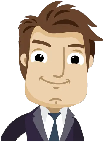 Transparent Png Svg Business Man Cartoon Face Person Looking Png