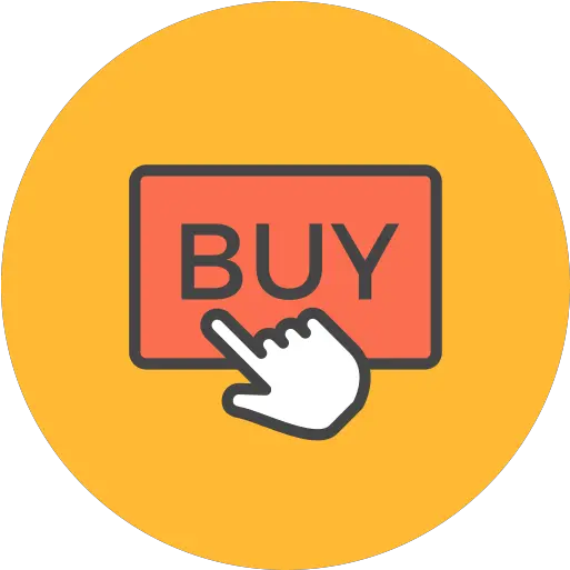 Buy Hand Button Free Icon Of Flat Purchase Order Icon Png Buy Png