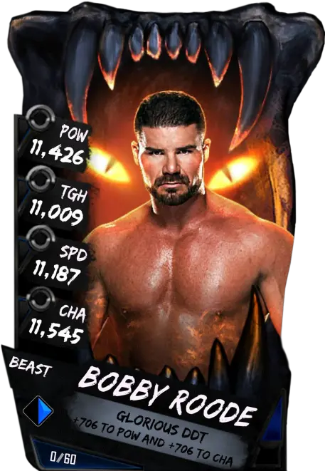 Bobby Roode Wwe Supercard Dean Ambrose Beast Png Bobby Roode Png