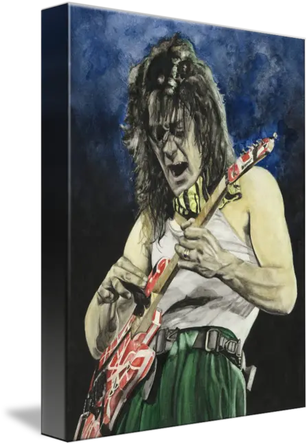 Eddie Van Halen By Lance Gebhardt Fictional Character Png Van Halen Logo Png