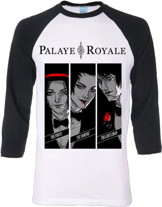 Portrait Baseball T Long Sleeve Png Palaye Royale Logo