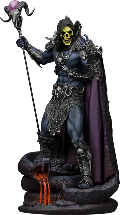 Masters Of The Universe Skeletor Statue Skeletor He Man Action Figure Png Skeletor Transparent