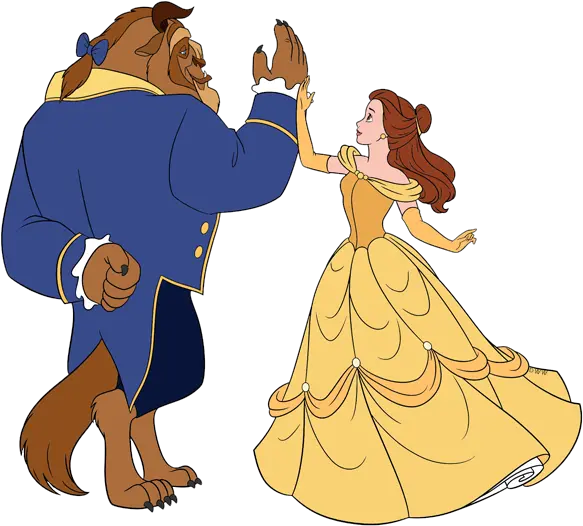 Belle And The Beast Clip Art Beauty And The Beast Transparent Png Beauty And The Beast Png