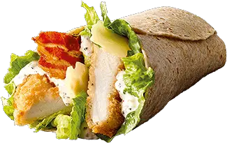 Chicken Caesar Salad Mcdonaldu0027s Australia Crispy Chicken Caesar Wrap Png Caesar Salad Png