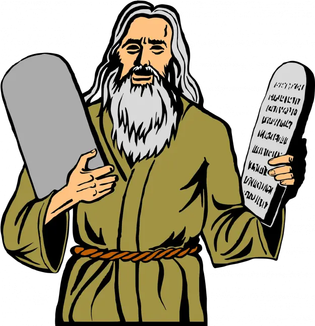 Moses Clipart Ten Commandment Tablet Commandments Clipart Png Ten Commandments Png