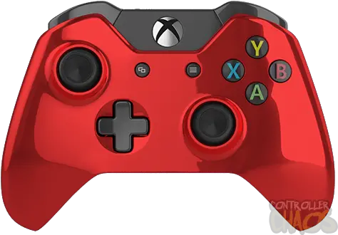 Chrome Red Transparent Red Xbox Controller Png Xbox Controller Png