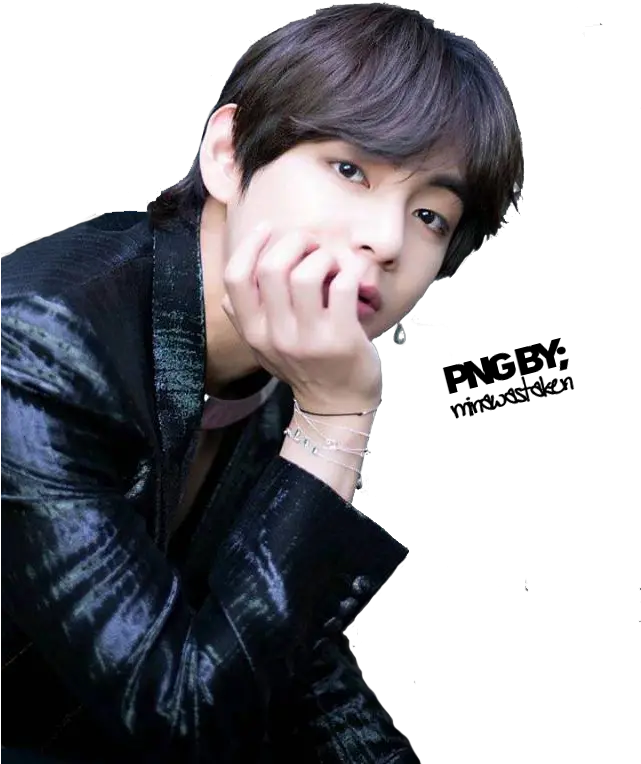 Download Hd Bts Taehyungv Png By Minawastaken Bts Bts Taehyung Png Taehyung Transparent