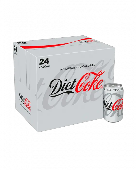 Diet Coca Cola 24 X 375ml Cans Coca Cola Png Coca Cola Png