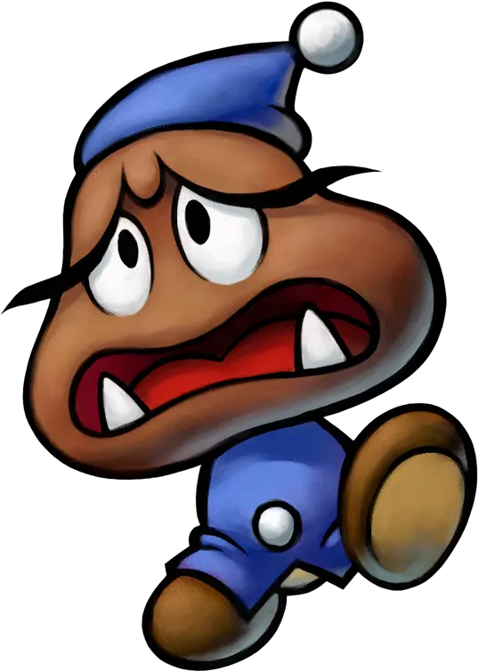 Download Super Mario Wiki Mario And Luigi Elite Trio Png Goomba Png