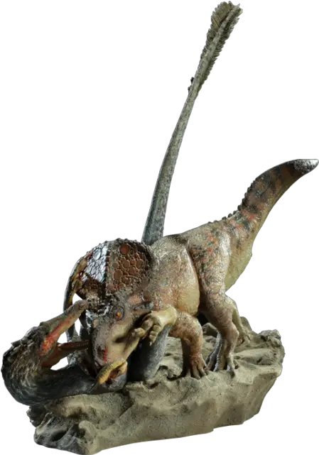 Sideshow U003e Dinosauria Protoceratops Vs Velociraptor Diorama Set 53500 Sideshow Dinosauria Png Velociraptor Png