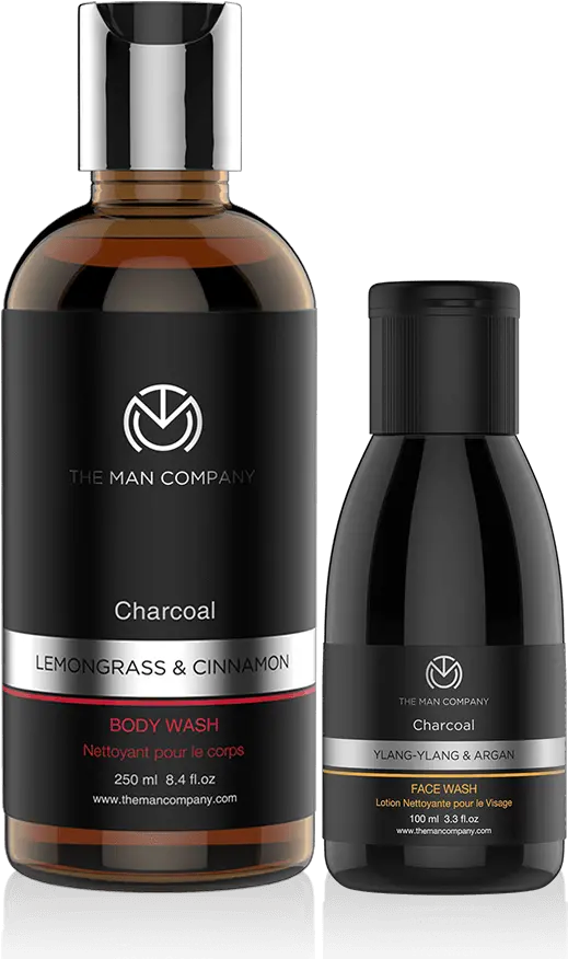 Charcoal Oil Combat Duo Man Company Charcoal Body Wash Png Product Png