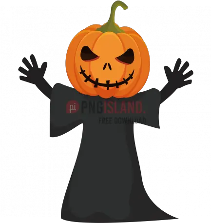 Jack O Lantern Pumpkin Png Image With Vector Halloween Characters Jack O Lantern Transparent