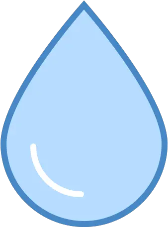 Water Icon In Blue Ui Style Water Drip Clip Art Png Teardrop Icon